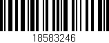 Código de barras (EAN, GTIN, SKU, ISBN): '18583246'