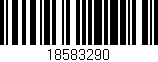 Código de barras (EAN, GTIN, SKU, ISBN): '18583290'