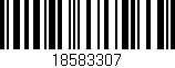Código de barras (EAN, GTIN, SKU, ISBN): '18583307'