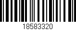 Código de barras (EAN, GTIN, SKU, ISBN): '18583320'
