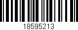 Código de barras (EAN, GTIN, SKU, ISBN): '18595213'