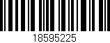 Código de barras (EAN, GTIN, SKU, ISBN): '18595225'