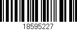 Código de barras (EAN, GTIN, SKU, ISBN): '18595227'