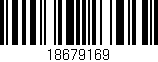 Código de barras (EAN, GTIN, SKU, ISBN): '18679169'