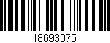 Código de barras (EAN, GTIN, SKU, ISBN): '18693075'