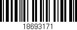 Código de barras (EAN, GTIN, SKU, ISBN): '18693171'