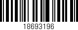 Código de barras (EAN, GTIN, SKU, ISBN): '18693196'