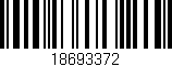 Código de barras (EAN, GTIN, SKU, ISBN): '18693372'