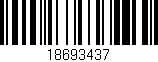 Código de barras (EAN, GTIN, SKU, ISBN): '18693437'