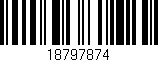 Código de barras (EAN, GTIN, SKU, ISBN): '18797874'