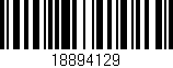 Código de barras (EAN, GTIN, SKU, ISBN): '18894129'