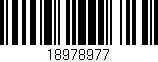 Código de barras (EAN, GTIN, SKU, ISBN): '18978977'