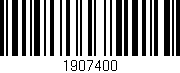 Código de barras (EAN, GTIN, SKU, ISBN): '1907400'