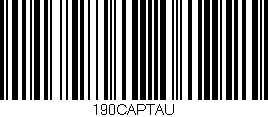Código de barras (EAN, GTIN, SKU, ISBN): '190CAPTAU'