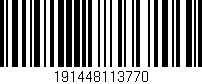 Código de barras (EAN, GTIN, SKU, ISBN): '191448113770'