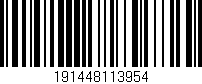 Código de barras (EAN, GTIN, SKU, ISBN): '191448113954'
