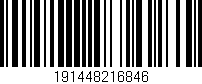 Código de barras (EAN, GTIN, SKU, ISBN): '191448216846'