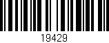Código de barras (EAN, GTIN, SKU, ISBN): '19429'