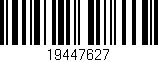 Código de barras (EAN, GTIN, SKU, ISBN): '19447627'
