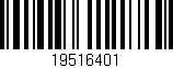 Código de barras (EAN, GTIN, SKU, ISBN): '19516401'
