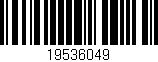 Código de barras (EAN, GTIN, SKU, ISBN): '19536049'