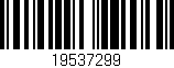 Código de barras (EAN, GTIN, SKU, ISBN): '19537299'