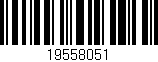 Código de barras (EAN, GTIN, SKU, ISBN): '19558051'