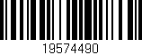 Código de barras (EAN, GTIN, SKU, ISBN): '19574490'
