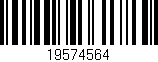 Código de barras (EAN, GTIN, SKU, ISBN): '19574564'