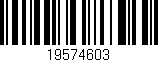 Código de barras (EAN, GTIN, SKU, ISBN): '19574603'