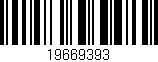 Código de barras (EAN, GTIN, SKU, ISBN): '19669393'