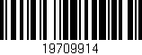 Código de barras (EAN, GTIN, SKU, ISBN): '19709914'