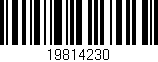 Código de barras (EAN, GTIN, SKU, ISBN): '19814230'