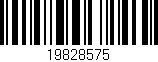 Código de barras (EAN, GTIN, SKU, ISBN): '19828575'