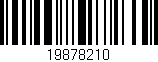 Código de barras (EAN, GTIN, SKU, ISBN): '19878210'