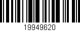 Código de barras (EAN, GTIN, SKU, ISBN): '19949620'