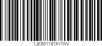 Código de barras (EAN, GTIN, SKU, ISBN): '1JE601147AYSW'