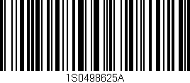 Código de barras (EAN, GTIN, SKU, ISBN): '1S0498625A'
