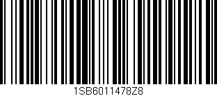 Código de barras (EAN, GTIN, SKU, ISBN): '1SB6011478Z8'