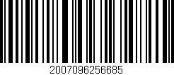 Código de barras (EAN, GTIN, SKU, ISBN): '2007096256685'