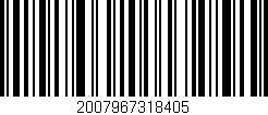 Código de barras (EAN, GTIN, SKU, ISBN): '2007967318405'