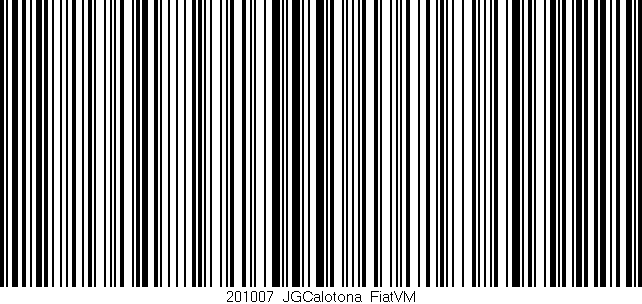 Código de barras (EAN, GTIN, SKU, ISBN): '201007_JGCalotona_FiatVM'