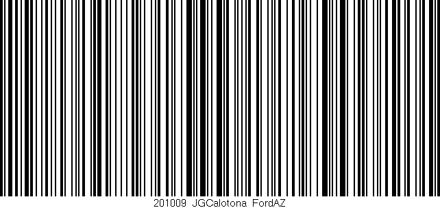 Código de barras (EAN, GTIN, SKU, ISBN): '201009_JGCalotona_FordAZ'
