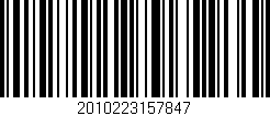 Código de barras (EAN, GTIN, SKU, ISBN): '2010223157847'