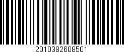 Código de barras (EAN, GTIN, SKU, ISBN): '2010382608501'