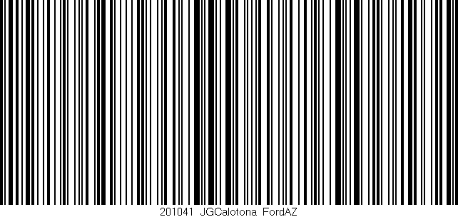 Código de barras (EAN, GTIN, SKU, ISBN): '201041_JGCalotona_FordAZ'