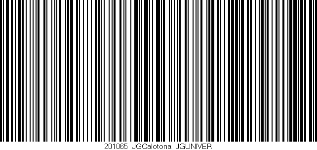 Código de barras (EAN, GTIN, SKU, ISBN): '201065_JGCalotona_JGUNIVER'