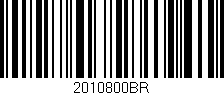 Código de barras (EAN, GTIN, SKU, ISBN): '2010800BR'