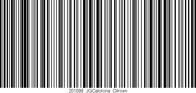 Código de barras (EAN, GTIN, SKU, ISBN): '201099_JGCalotona_Citroen'