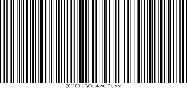 Código de barras (EAN, GTIN, SKU, ISBN): '201103_JGCalotona_FiatVM'
